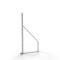Simple wooden fence stand | with matching top part | Wood mobile fence standgalvanized